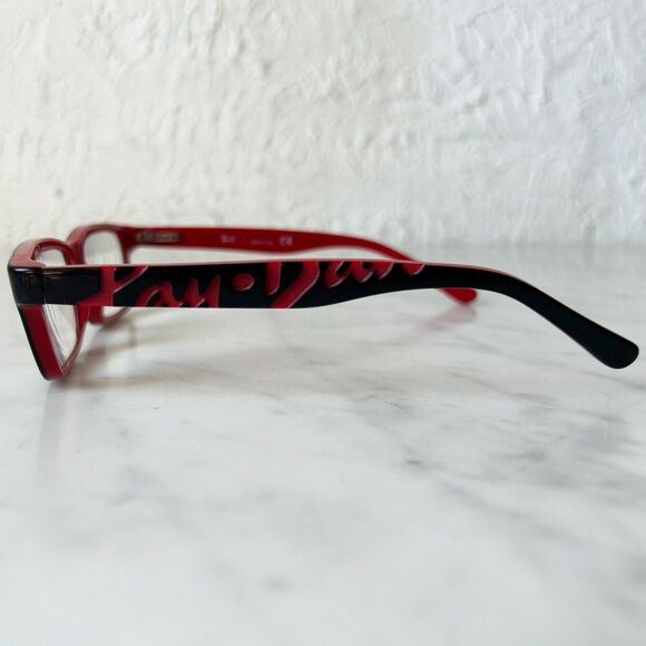 Ray-Ban Junior Kids Eyeglass Frames 1535 Lot of 2 Red/Black+Blue/Green 48-16-130 - Picture 6 of 14